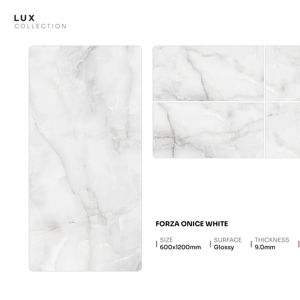 Panneau de porcelaine brillant Signature Crystaline 600x1200mm 60x120cm 24x48 pouces, surface de haute brillance, carrelage premium - Product Image 1