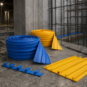 Keep External Joints Protected Sofuco 100% Virgin <b>PVC</b> 4mm Thick EO250-ST Yellow Flexible Waterstop Expansion Waterproofing - Product Image 5