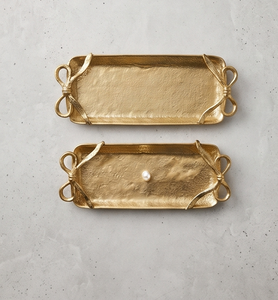 Bandeja Dorada Minimalista Contemporánea, Artística, Escultural, para Cocina o Comedor - Product Image 5