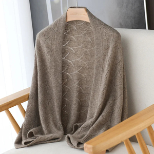 Nuevo Pañuelo Acrílico Transpirable con Bloques de Color, Plisado y Suave para Primavera/Verano, con Logotipo Personalizado y Marca Privada - Product Image 4