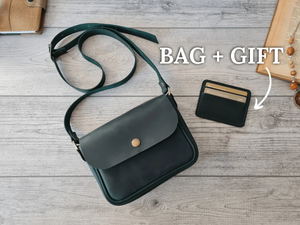 Personalized Leather Crossbody Bag Women <b>Small</b> <b>Purse</b> Shoulder Handbag Cross Body Bag Stylish Leather Gift for Women - Product Image 2