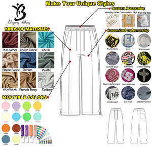 Pantalones Casuales Deportivos de Lona para Hombre con Logotipo Personalizado, Transpirables, Ecológicos, Ligeros, Vintage, de Secado Rápido, 100% Algodón - Product Image 6