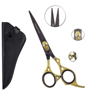 กรรไกรตัดผมมืออาชีพสำหรับคนถนัดขวา 32 ฟัน ทำจากเหล็กกล้าไร้สนิม 9CR13 ใบมีดคม สำหรับร้านเสริมสวย ช่างตัดผม ใช้สำหรับซอยและตัดแต่งทรงผม - Product Image 2