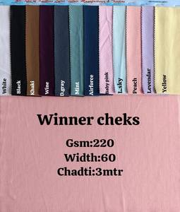 Tela de Poliéster Tejida Winner Cheks Luera de 220 g/m² y 60 Pulgadas de Ancho para Prendas y Tapicería - Product Image 3