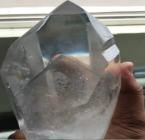 Pierre précieuse de quartz fantôme naturel poli de qualité supérieure, taille brillante, personnalisée pour la méditation, la pratique spirituelle et le nettoyage énergétique - Product Image 6