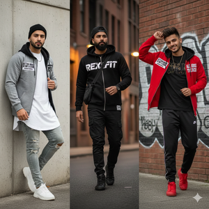 Vêtements pour hommes, broderies personnalisées, tissu French Terry 100% coton, coupe ample, streetwear, best-seller, faible MOQ, sweats à capuche zippés - Product Image 3