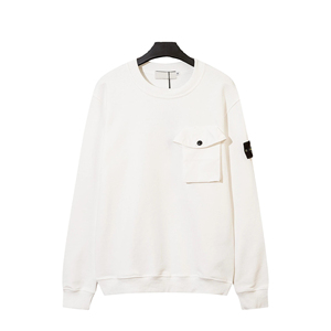 เสื้อสเวตเชิ้ตผ้าฟลีซแบบเรียบ รุ่นใหม่ปี 2026 แขนยาว คอกลม มีกระเป๋า สำหรับผู้ชาย สวมใส่สบายๆ แนวสปอร์ต เป็นมิตรกับสิ่งแวดล้อม เหมาะสำหรับฤดูใบไม้ผลิ - Product Image 2