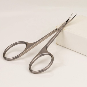 New Arrive Super Quality Green Black Rose Pink Sharp Stainless Steel Russian Curved Cuticle Scissors <b>Professional</b> for Manicure - Product Image 5