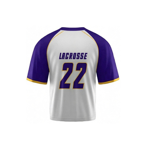 Uniformes de Lacrosse Personalizados con Nombre y Número del Equipo, Manga Corta, Ligeros, Transpirables, de Poliéster, Precio al por Mayor - Product Image 5