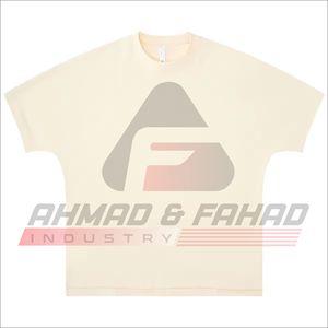 T-shirt décontracté pour homme Ahmad & Fahad, vert olive, imprimé géométrique, manches courtes, col rond, coupe classique, jersey en coton - Product Image 2
