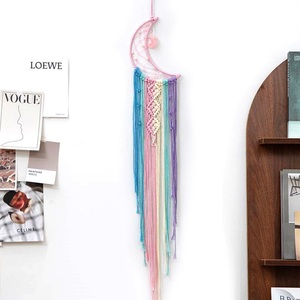 Atrapasueños Bohemio Hecho a Mano, Decoración Colgante Artística con Plumas, Adorno de Pared para Dormitorio, Cuarto de Niños, Sala de Estar - Product Image 4