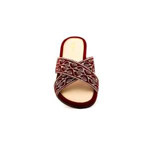 รองเท้าแตะลำลองกีฬาสีแดงเข้ม CL1766 - Product Image 1