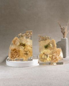 Custom Logo Resin Bookends Premium Decorative Book Holder For Corporate Gifts Home Office And Hotel Decoration - Product Image 1