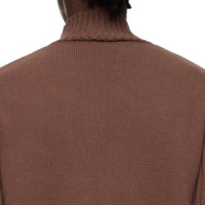 Chaqueta de Punto Ajustada para Hombre, Cuello Alto, Cierre Frontal con Cremallera, Elástica y Suave, Deportiva, Casual, para Entrenamiento, Viajes, Uso Diario, Proveedor OEM ODM - Product Image 4