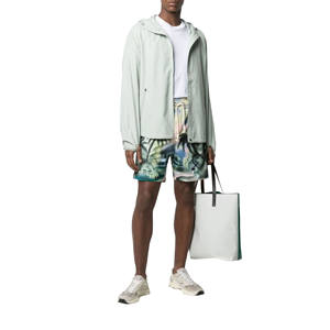 Pantalones Cortos Deportivos Casuales para Hombre, 100% Poliéster, Transpirables, Ecológicos, de Secado Rápido, Antiarrugas, Impermeables, Cintura Media con Cordón Ajustable - Product Image 2