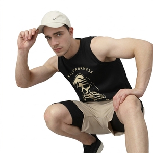Chaleco Deportivo de Verano para Hombre, Camiseta sin Mangas de Algodón, Corte Ajustado, Estilo Casual, Transpirable - Product Image 4
