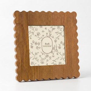 Cadre photo vertical en bois artisanal éco-responsable Khadim Handicrafts, support d'affichage de photos personnalisé pour la famille - Product Image 4