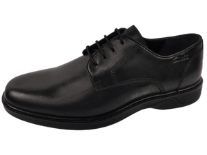 Zapatos Oxford de Cuero Genuino para Hombre, con Cordones, Punta Puntiaguda, Color Sólido, Suela de Goma Acolchada, para Todas las Temporadas - Product Image 3
