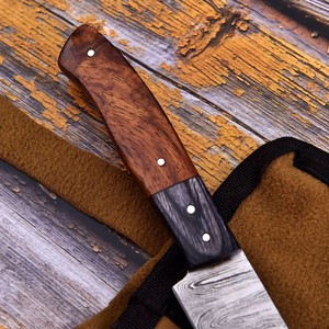 Nordic Forge Five-Piece Damascus Steel Chef <b>Knife</b> <b>Set</b> Rosewood Handles Custom OEM Handmade Kitchen <b>Knives</b> <b>Set</b> Full Tang <b>Knives</b> - Product Image 5