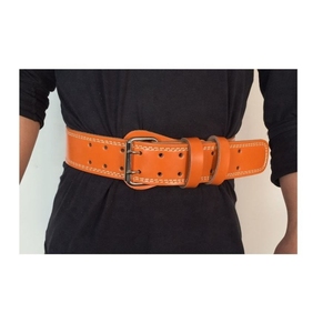 Cinturón de Levantamiento de Pesas Ajustable de Cuero para Hombre, para Entrenamiento en Gimnasio, Sentadillas, Peso Muerto y Ejercicios de Fitness - Product Image 3