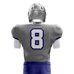 Venta caliente uniformes de práctica de fútbol americano estirables cómodos pantalones de Jersey de secado rápido para hombres jóvenes niños mangas cortas - Product Image 3