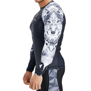 เสื้อแรชการ์ดแบบใหม่ ดีไซน์ตามสั่ง สินค้าขายดี คุณภาพสูง แขนยาว ผลิตโดยผู้ผลิตที่เชี่ยวชาญ ระบายอากาศได้ดี รับผลิตแบบ OEM สำหรับผู้ชาย - Product Image 3