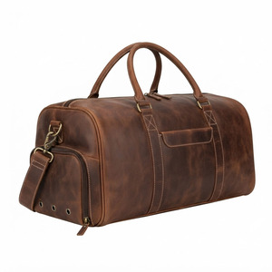 Bolsa de Viaje de Cuero de Lujo para Mujer con Asas Reforzadas, Cierre de Cremallera y Diseño Elegante para Viajes Cortos - Product Image 5