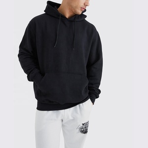 100% Cotton Solid Digital Printed Heavy 310g <b>Pullover</b> Sweatshirt Custom Logo Fleece Eco-Friendly Streetwear Winter Hoodie <b>Men</b> - Product Image 4