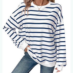 Sudadera de Algodón de Alta Calidad para Mujer, Informal, Tejida, con Estampado de Letras, Diseño Personalizado con Logotipo en la Parte Delantera - Product Image 3