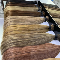 Cheveux vietnamiens en gros, longueur exacte, en vrac, longueur fidèle, pointes pleines