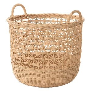 Sustainable Handwoven Rattan Jute Yarn <b>Storage</b> Basket Round Shape Decorative Organizer for Blanket Toy Laundry <b>Storage</b> - Product Image 3