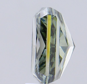 Diamante Cultivado en Laboratorio con Certificación IGI, Corte Radiante de 7.72 CT, Color Verde Intenso Fantasía, Claridad VVS2, CVD LG 604381634, ROYAL GEMS, Joyería - Product Image 2