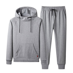 Custom Stacked <b>Tracksuit</b> <b>for</b> Men Heavyweight Streetwear Flared Sweatpants and Hoodie Set Blank Unisex Jogging Sweatsuit - Product Image 4