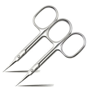 Ciseaux de manucure en gros d'usine, 3,5 pouces, en acier inoxydable, pointus et tranchants, pour le soin des ongles et des cuticules - Product Image 1