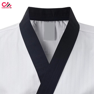 Tenue d'arts martiaux, dernier design, uniforme de Taekwondo 100% coton extensible et respirant, uniformes d'entraînement - Product Image 6