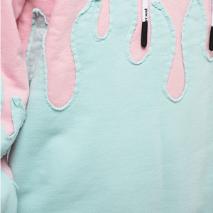 เสื้อฮู้ดดี้ผู้ชายสไตล์สตรีทแบบ OEM ลุคเท่ๆ ขาดๆ แบบวินเทจ ผ้าคอตตอนผสม น้ำหนักปานกลาง ดีไซน์เท่ๆ สำหรับผู้ชาย - Product Image 5