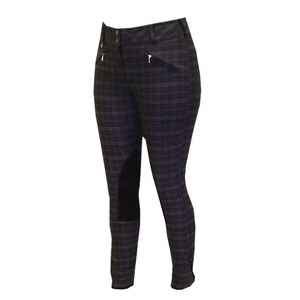 Pantalones de equitación Premium de diseño ergonómico, transpirables, para mayor comodidad estirables, durabilidad y flexibilidad - Product Image 1