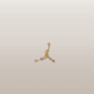 Pendentifs ethniques ronds en cuivre et laiton plaqué or, taille brillant, pendentifs MS, derniers modèles, Mangalsutra de créateur pour femmes, Inde - Product Image 1