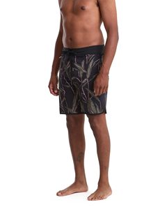 Shorts de surf personnalisés avec logo, séchage rapide, extensibles dans 4 directions, respirants, 100% coton, shorts de bain pour hommes, vêtements personnalisés OEM ODM - Product Image 5