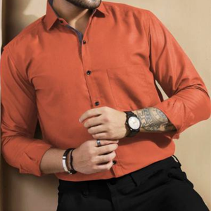 Men's Button <b>Shirt</b> 100% Cotton Casual Flannel Dress Uniform OEM ODM Wholesale Manufacturer - Product Image 4