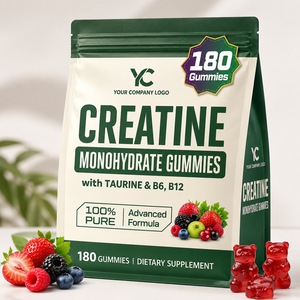Gomitas Veganas de Monohidrato de Creatina de Marca Privada, Suplemento Dietético Masticable, 60 Unidades para Adultos, Suministro al por Mayor OEM ODM - Product Image 3