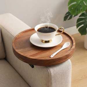 Plateau décoratif en bois pour présentation sur table et comptoir - Product Image 2