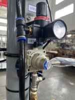 Mesin Ekstruder Sealant Silikon Dua Komponen Hidrolik GHL 1.5KW Motor Penggerak Pneumatik Elektrik untuk Kaca Isolasi dan Kaca Lini