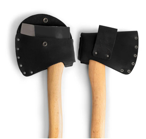 Étuis d'hache en cuir véritable d'usine, protection de lame d'hache pour camping en extérieur, housse de protection pour hache de pompier - Product Image 1