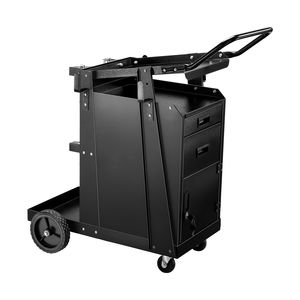 "Welding <b>Cart</b> 350LBS Capacity 2 Drawers Heavy Duty Lockable Anti Theft <b>Storage</b> Cabinet 360 Swivel" - Product Image 1