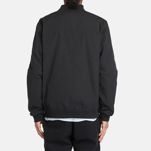Sports Style Black Bomber <b>Jacket</b> Zipper <b>Long</b> Sleeve <b>Men's</b> Anti-UV Windproof Quick Dry 100% Polyester in Best Quality - Product Image 2