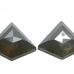 2.36 CT ธรรมชาติหลวมสีเทาเรขาคณิตตัดเพชรประกายเพชร - Product Image 1