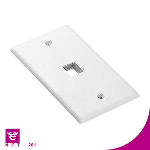 Plaque Keystone en plastique G-jack 1 port avec modèle standard simple taille 261 - Product Image 2