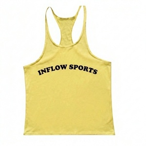Wholesale Outwork <b>Singlet</b> Men's Sport tank Top Fitness Cotton Gym Plain tank Top for Men - Product Image 4