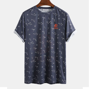 T-shirts sublimés pour hommes, nouveaux modèles, dernières tendances, couleur personnalisée, taille standard, coupe ajustée. - Product Image 1